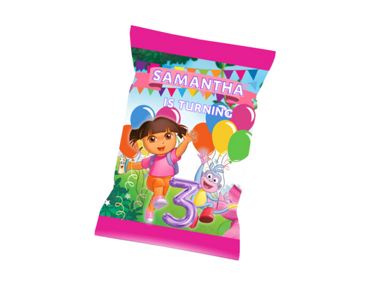 Personalized Dora the Explorer Chip Bag