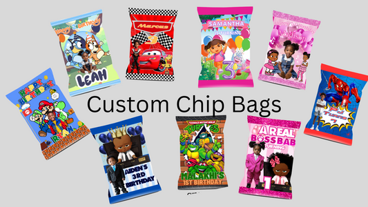 Custom Chip Bag Party Favor