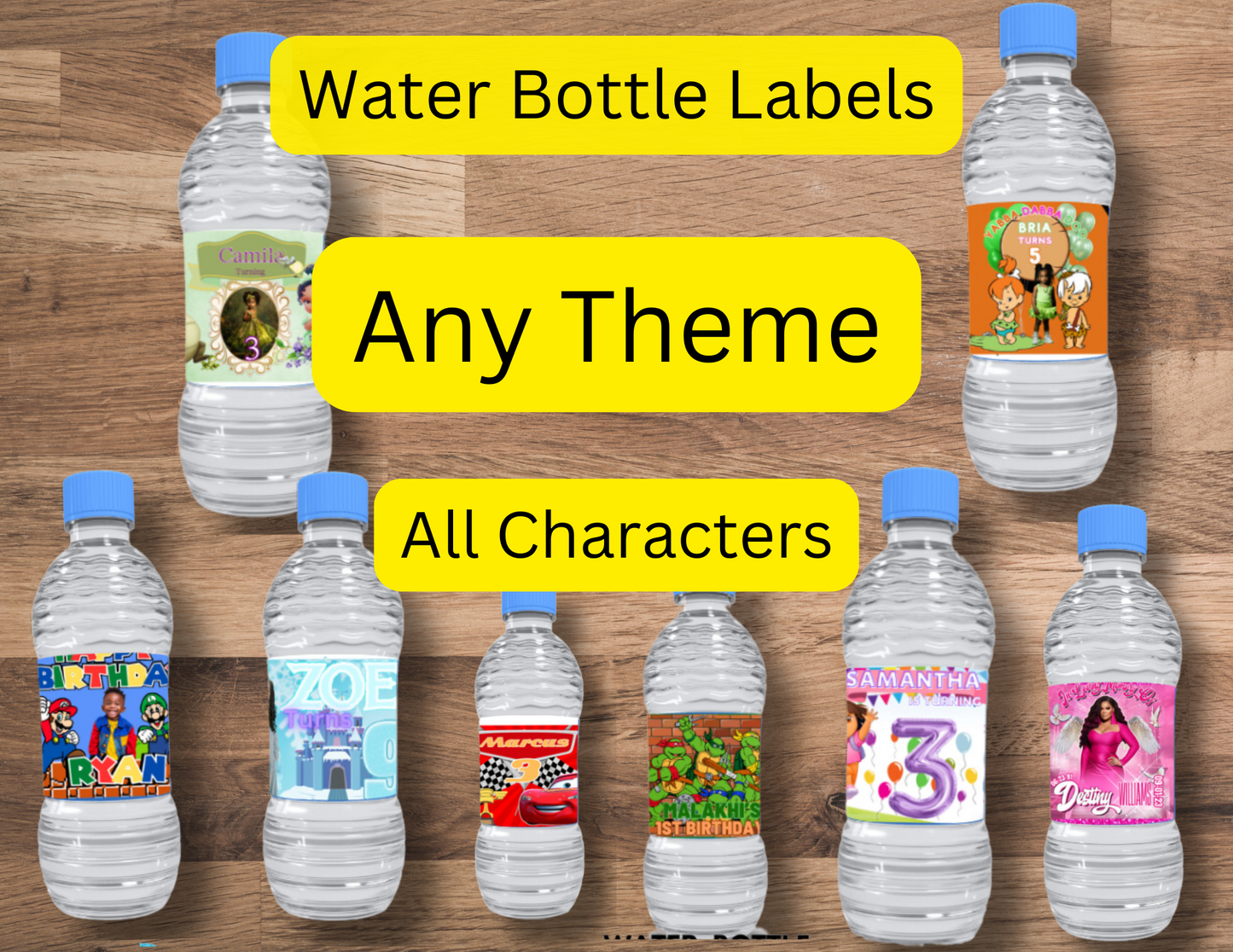 Water bottles